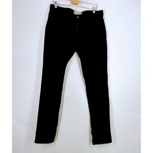 Farmers Market Iceland Mens Black‎ Corduroy Pants Straight Utility Trousers SZ L